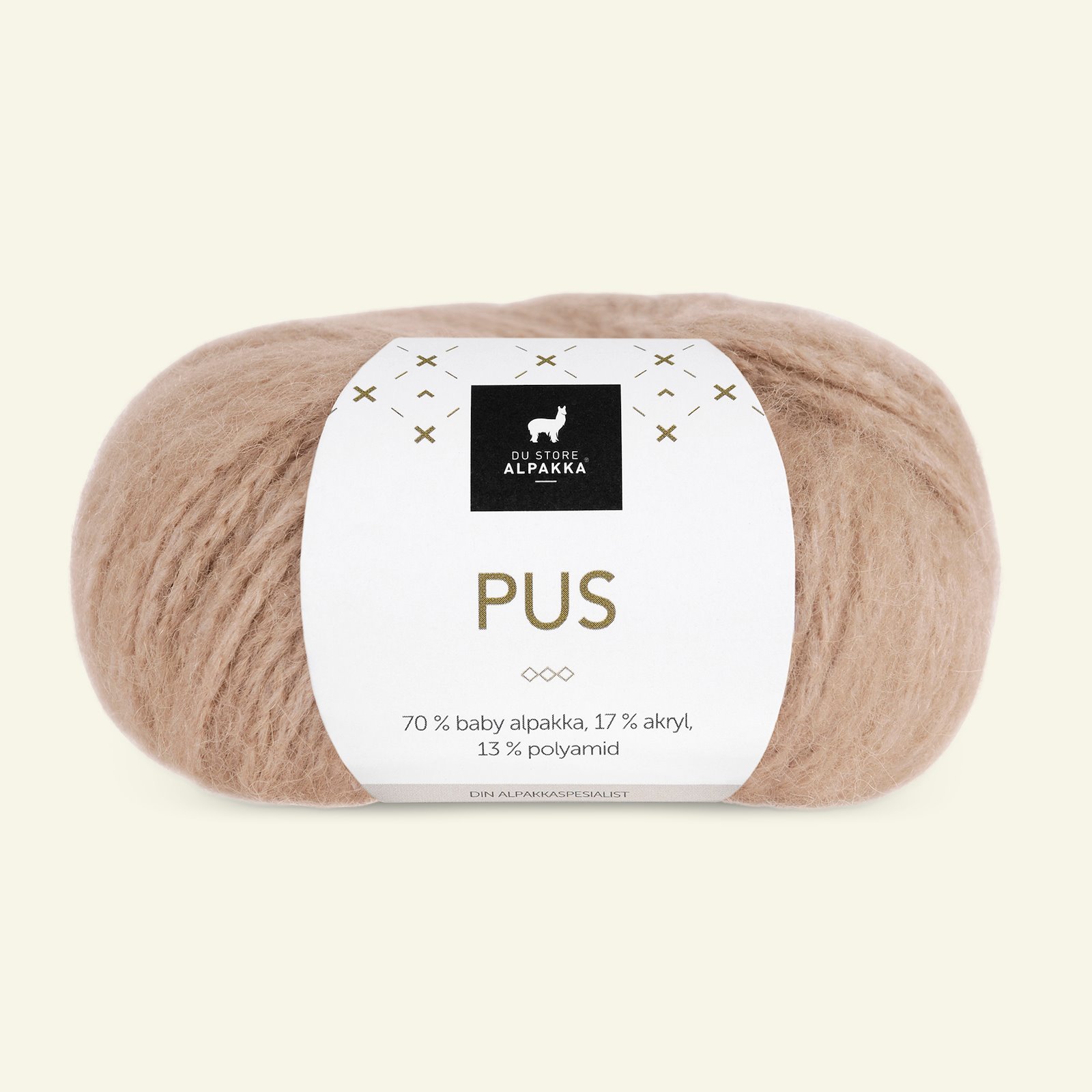 Du Store Alpakka, alpaca mixed yarn "Pus", beige (4009) 90000716_pack