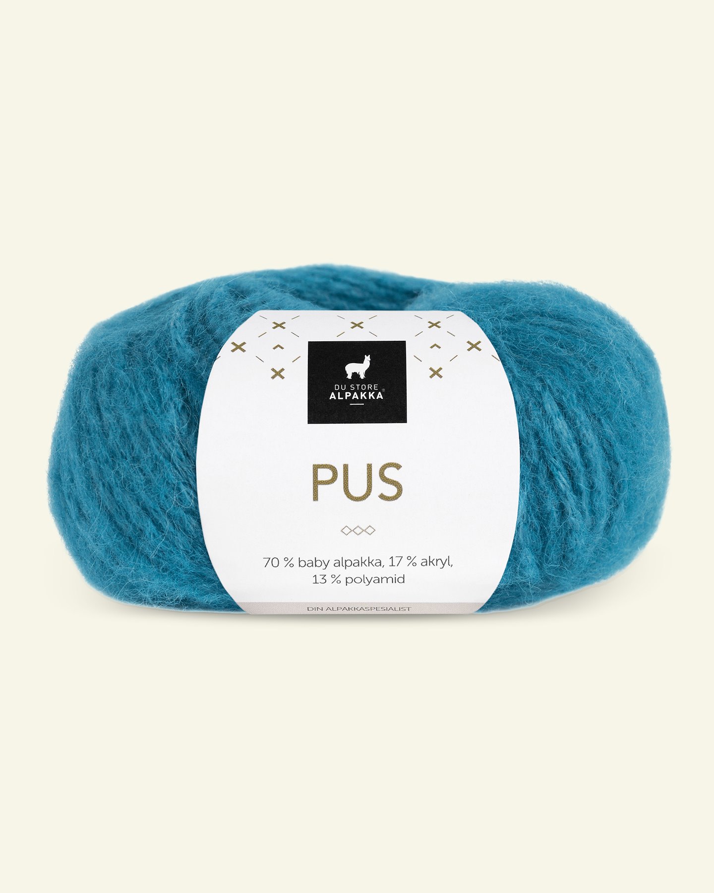 Du Store Alpakka, alpaca mixed yarn "Pus", dark turquise (4002) 90000712_pack