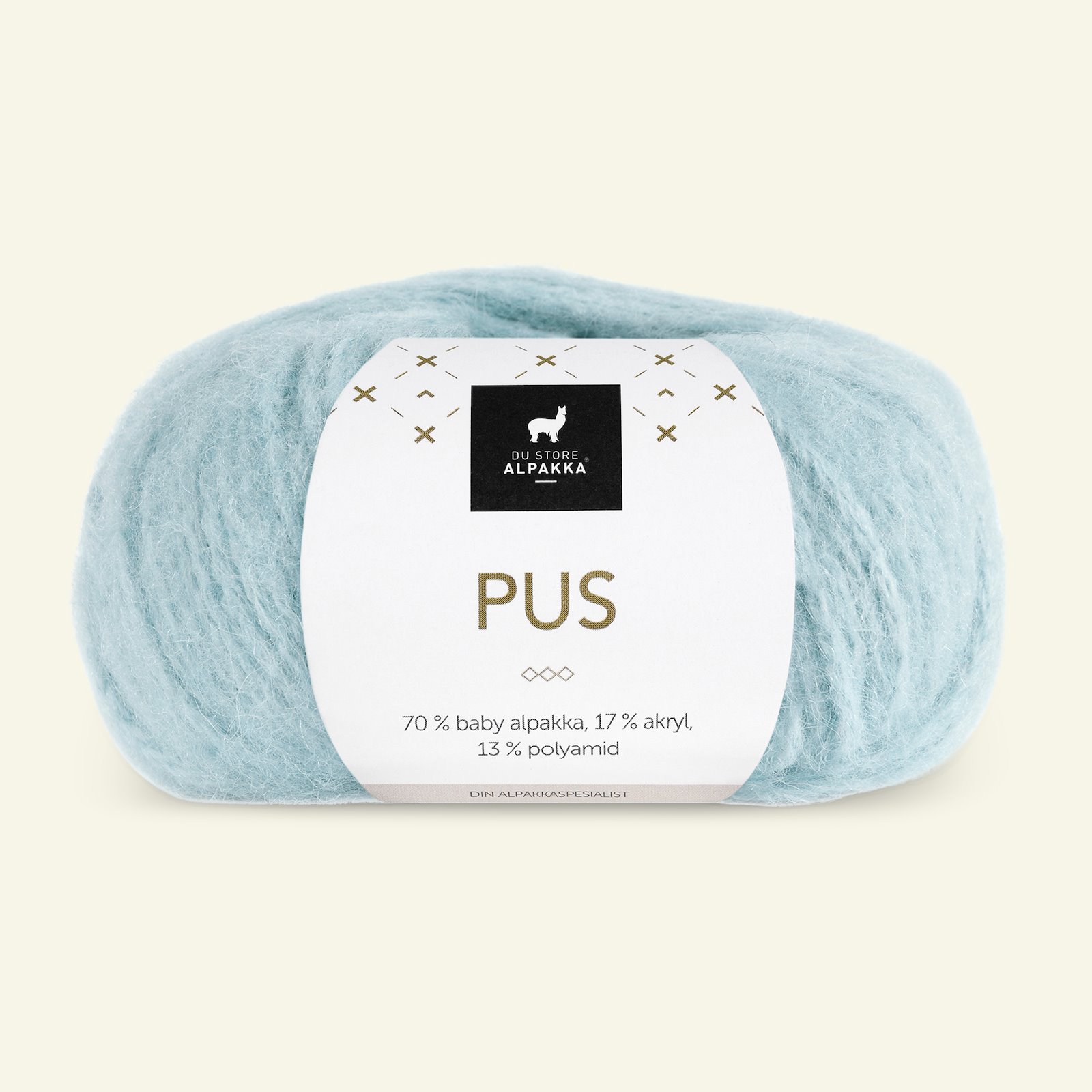Du Store Alpakka, alpaca mixed yarn "Pus", dusty light blue (4019) 90000722_pack