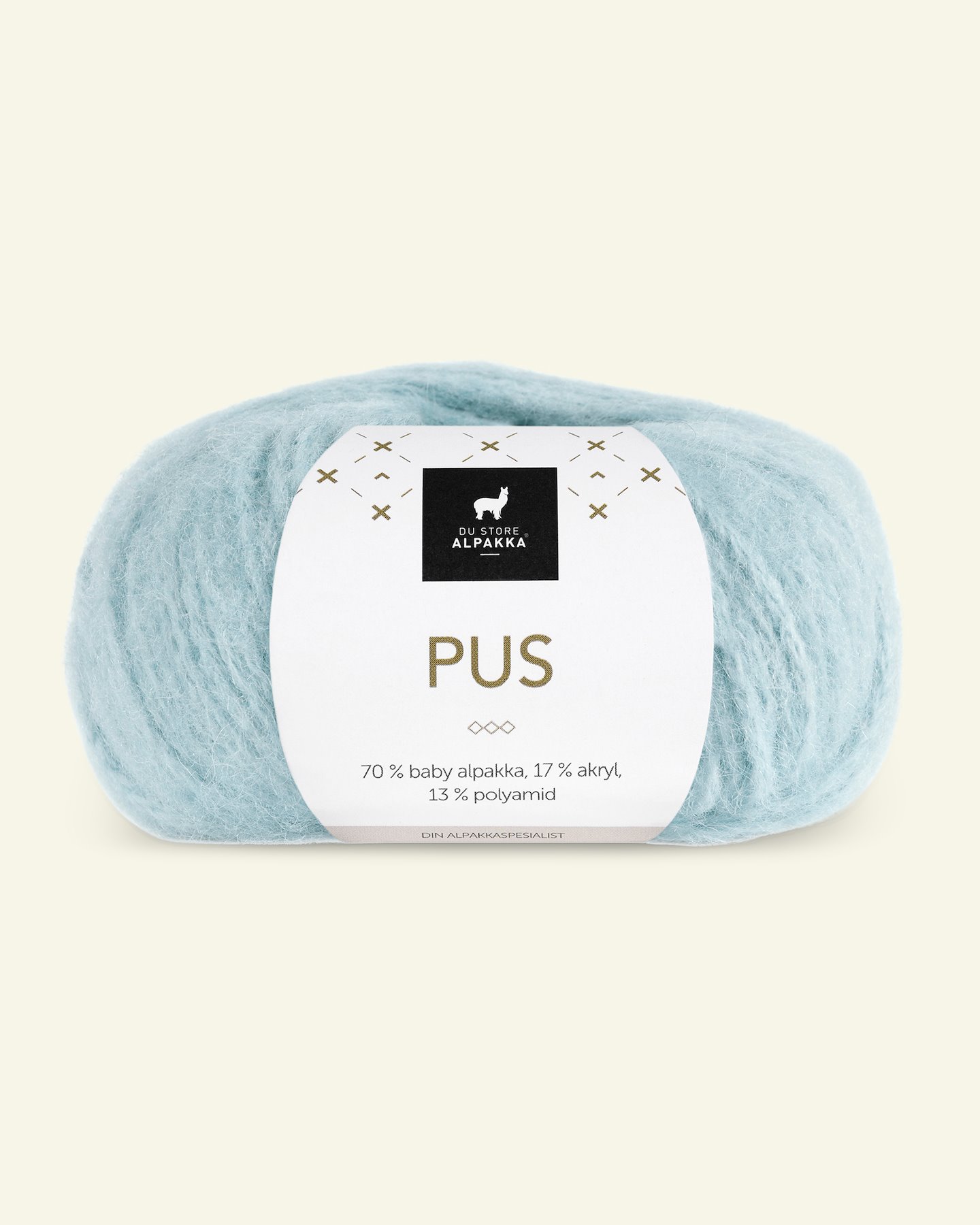 Du Store Alpakka, alpaca mixed yarn "Pus", dusty light blue (4019) 90000722_pack