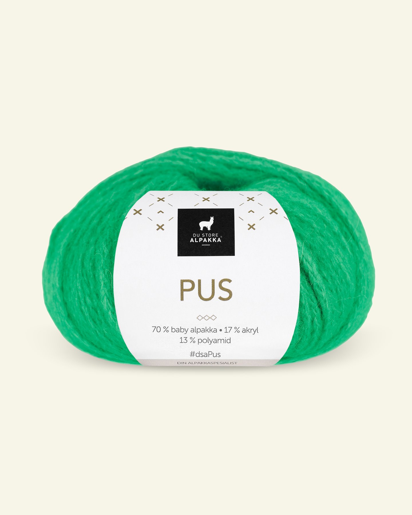 Du Store Alpakka, alpaca mixed yarn "Pus", green (4055) 90000735_pack