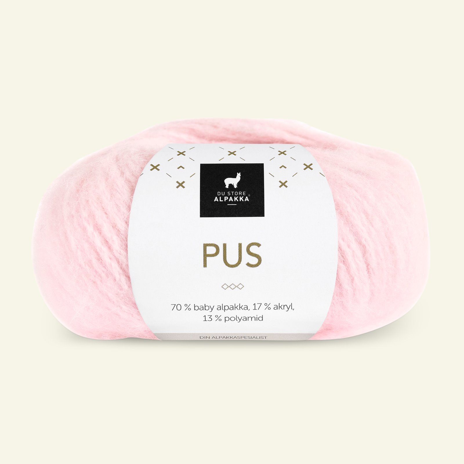 Du Store Alpakka, alpaca mixed yarn "Pus", light red (4020) 90000723_pack