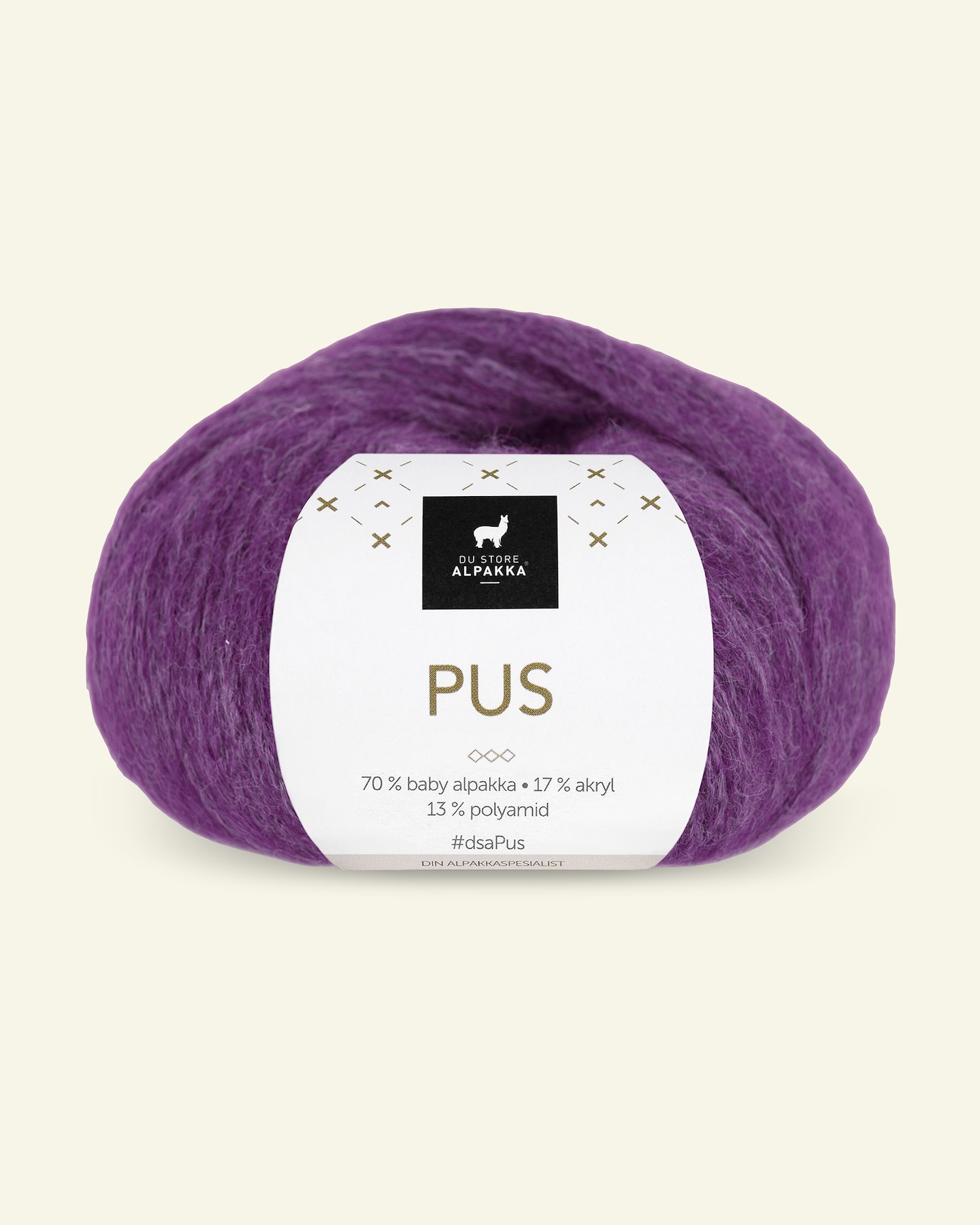 Du Store Alpakka, alpaca mixed yarn "Pus", purple (4060) 90000740_pack