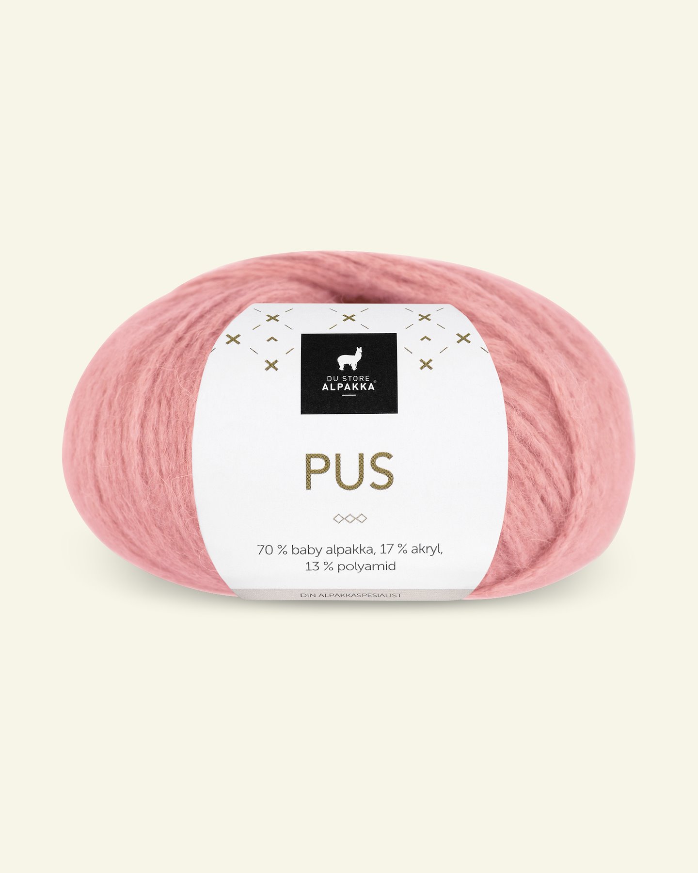 Du Store Alpakka, alpaca mixed yarn "Pus", rose (4036) 90000728_pack