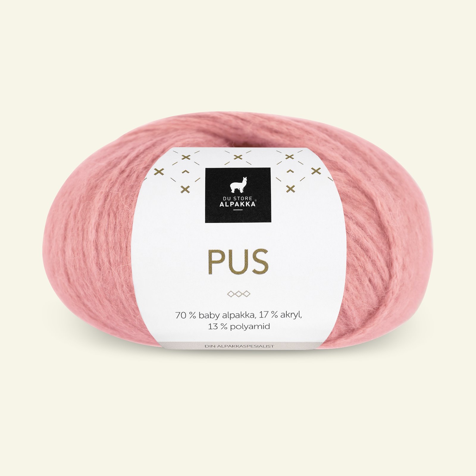 Du Store Alpakka, alpaca mixed yarn "Pus", rose (4036) 90000728_pack