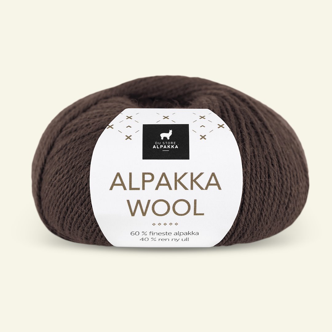 Billede af Du Store Alpakka, alpaca uldgarn "Alpakka Wool", brun (548)