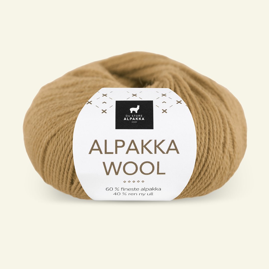 Billede af Du Store Alpakka, alpaca uldgarn "Alpakka Wool", honning (553)