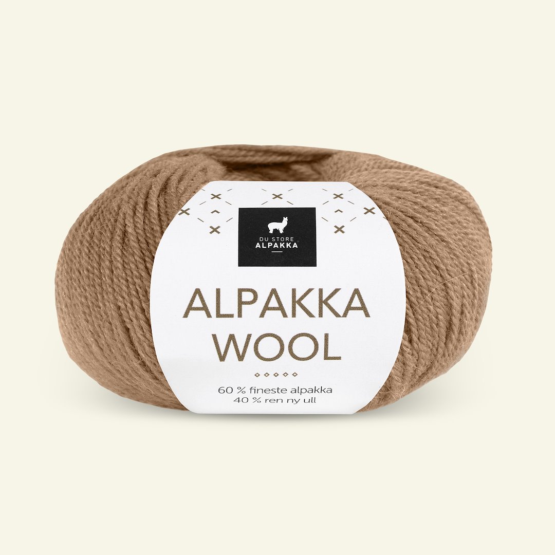 Se Du Store Alpakka, alpaca uldgarn "Alpakka Wool", karamel (550) hos Selfmade