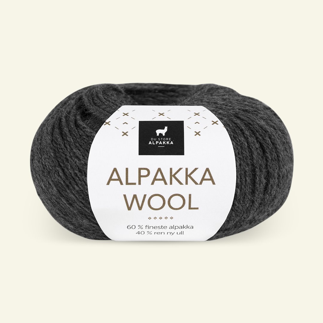 Se Du Store Alpakka, alpaca uldgarn "Alpakka Wool", koks mel (504) hos Selfmade