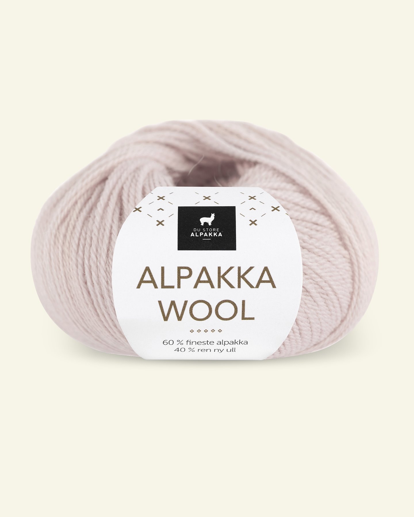 Du Store Alpakka, alpaca uldgarn "Alpakka Wool", lyserød (556) 90000573_pack