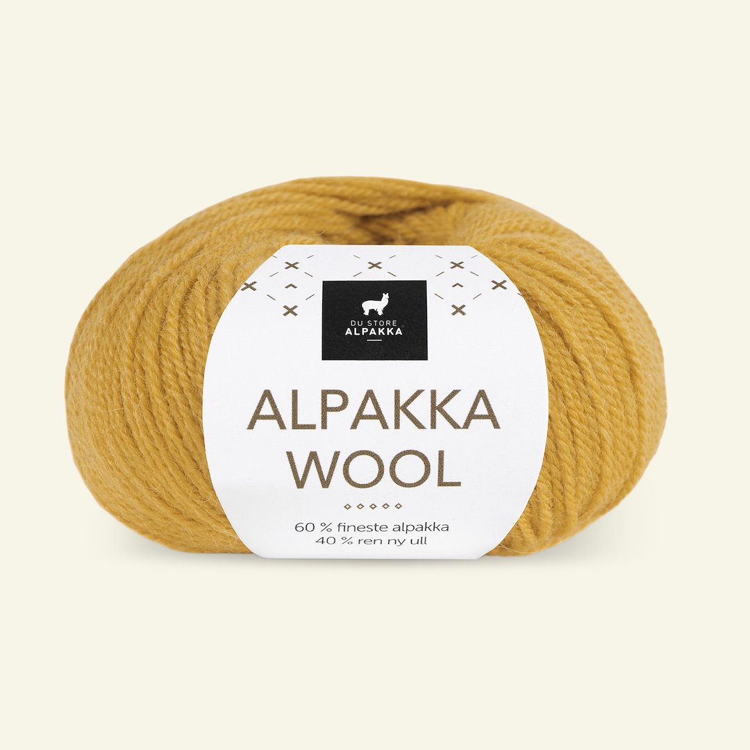 Se Du Store Alpakka, alpaca uldgarn "Alpakka Wool", majsgul (511) hos Selfmade