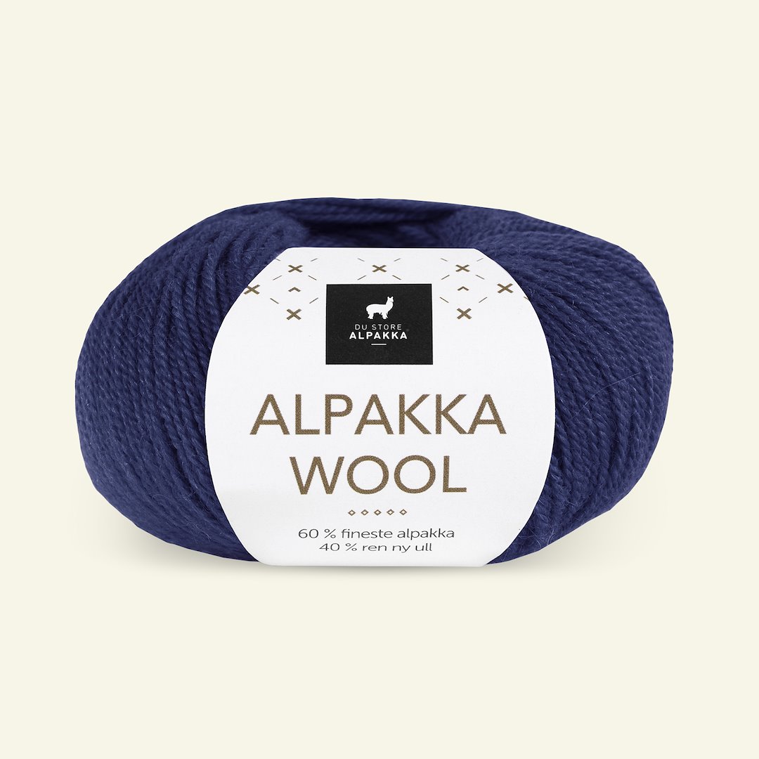 Billede af Du Store Alpakka, alpaca uldgarn "Alpakka Wool", marine (525)