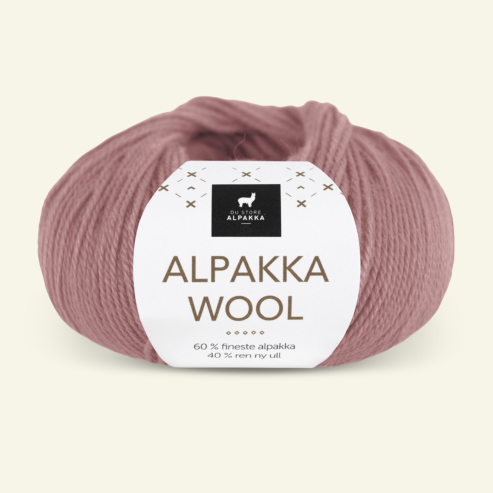 Du Store Alpakka, alpaca uldgarn "Alpakka Wool", mørk rosa (551) 90000568_pack