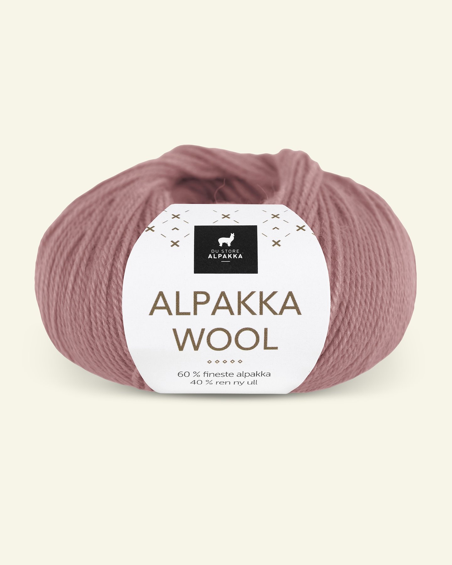 Du Store Alpakka, alpaca uldgarn "Alpakka Wool", mørk rosa (551) 90000568_pack