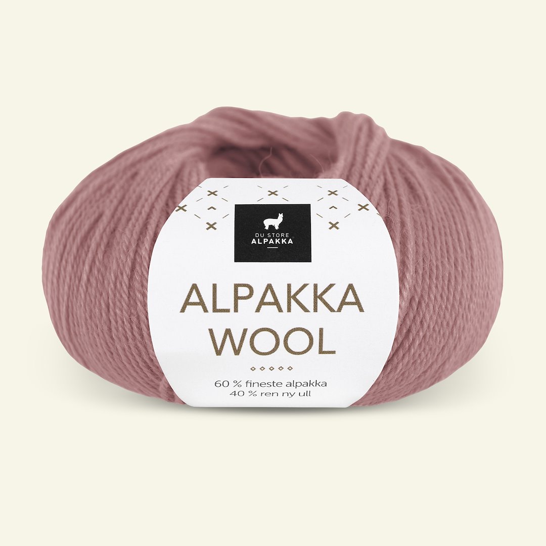 Billede af Du Store Alpakka, alpaca uldgarn "Alpakka Wool", mørk rosa (551)