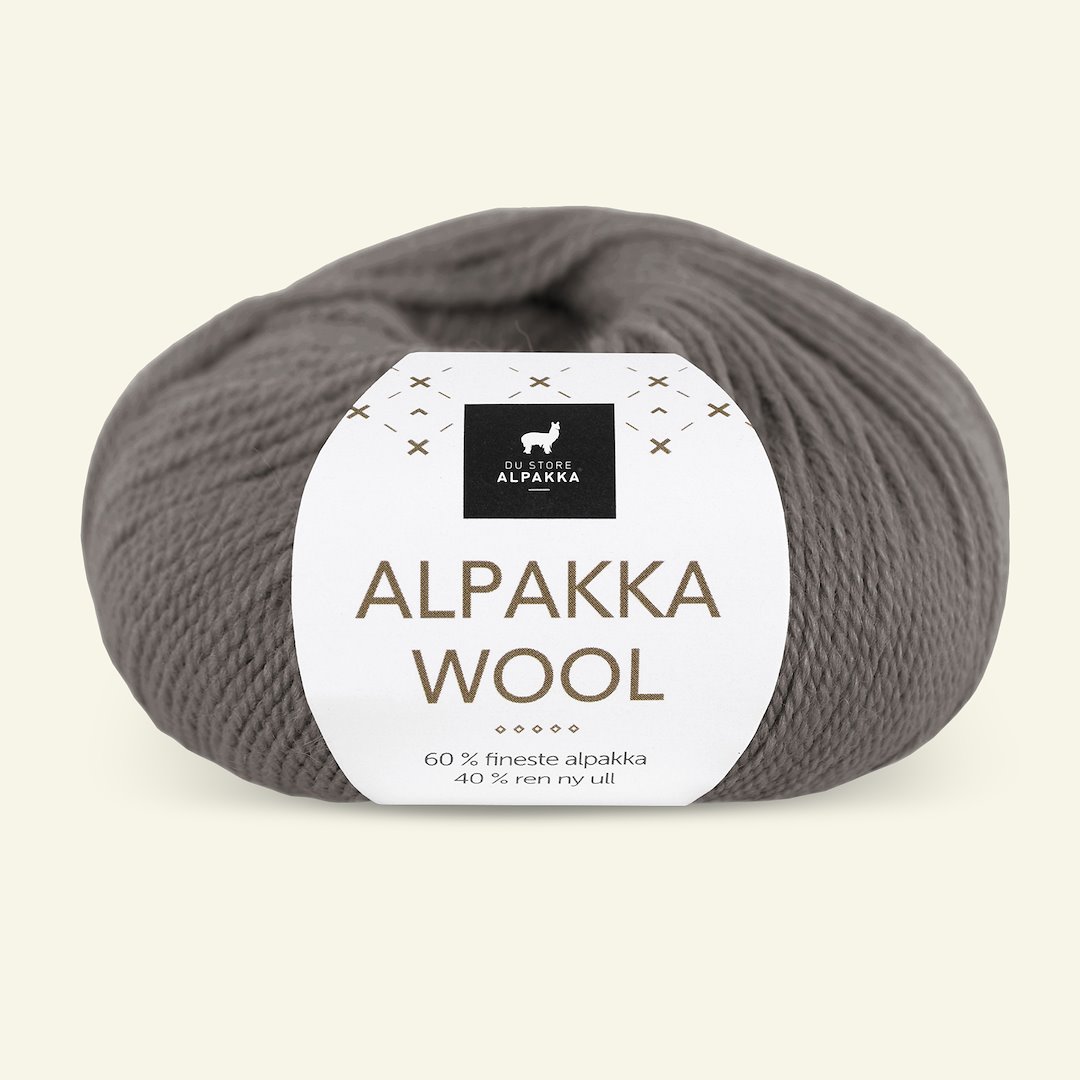 Billede af Du Store Alpakka, alpaca uldgarn "Alpakka Wool", muldvarp (552)