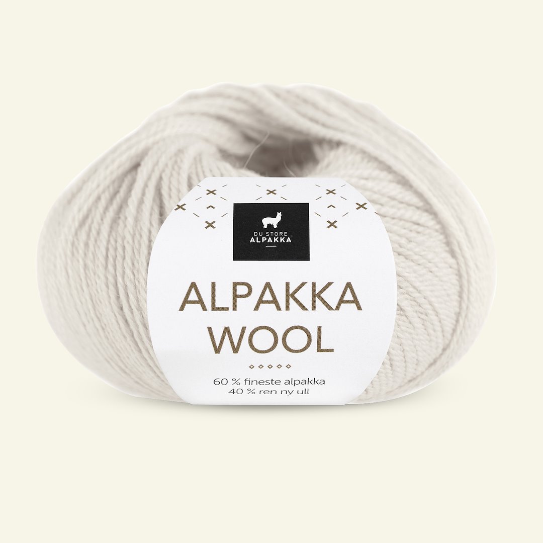 Se Du Store Alpakka, alpaca uldgarn "Alpakka Wool", natur (554) hos Selfmade
