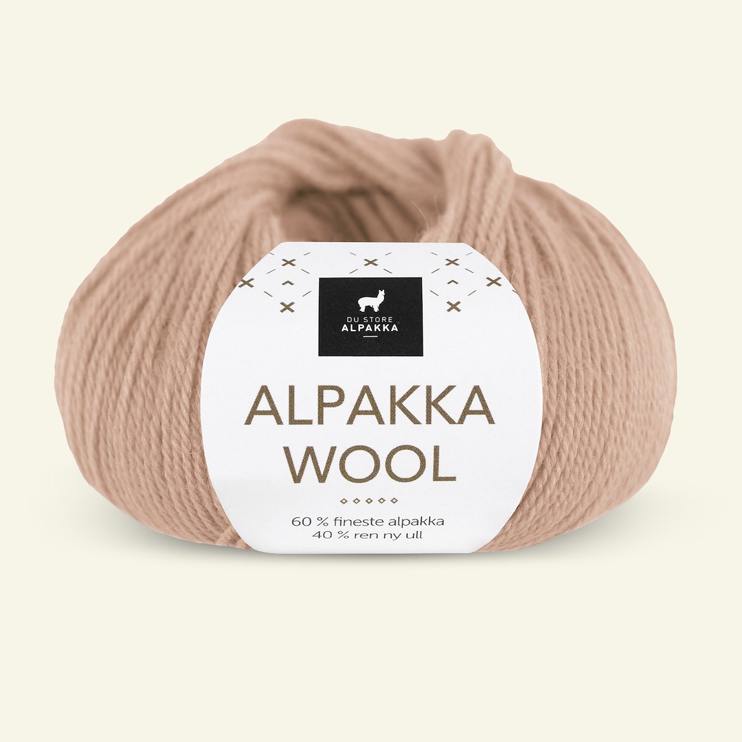 Se Du Store Alpakka, alpaca uldgarn "Alpakka Wool", pudder (555) hos Selfmade