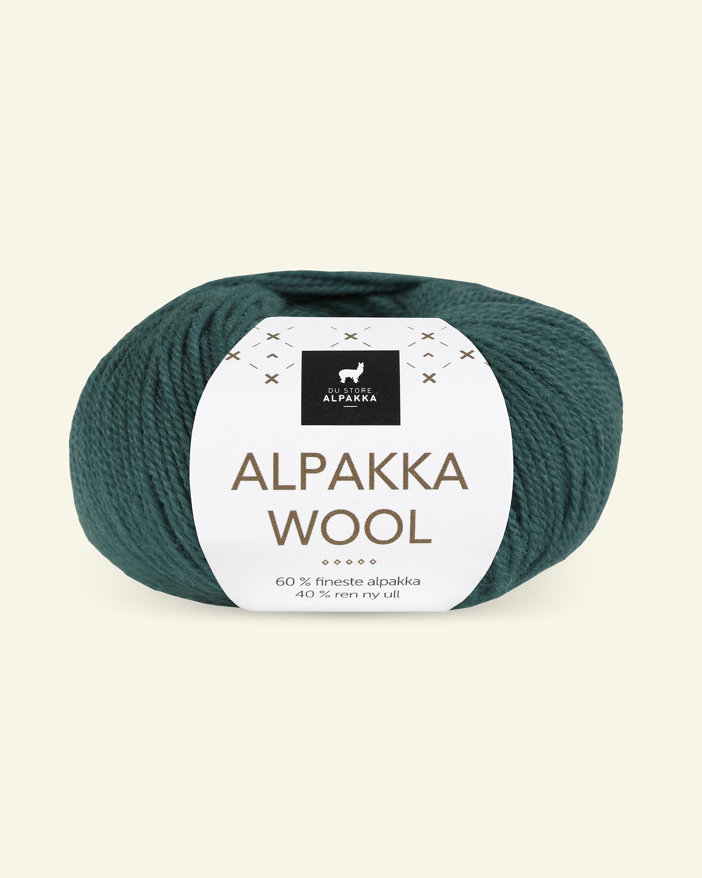 Du Store Alpakka, alpaca wool yarn, "Alpakka Wool", bluegreen (524) 90000558_pack