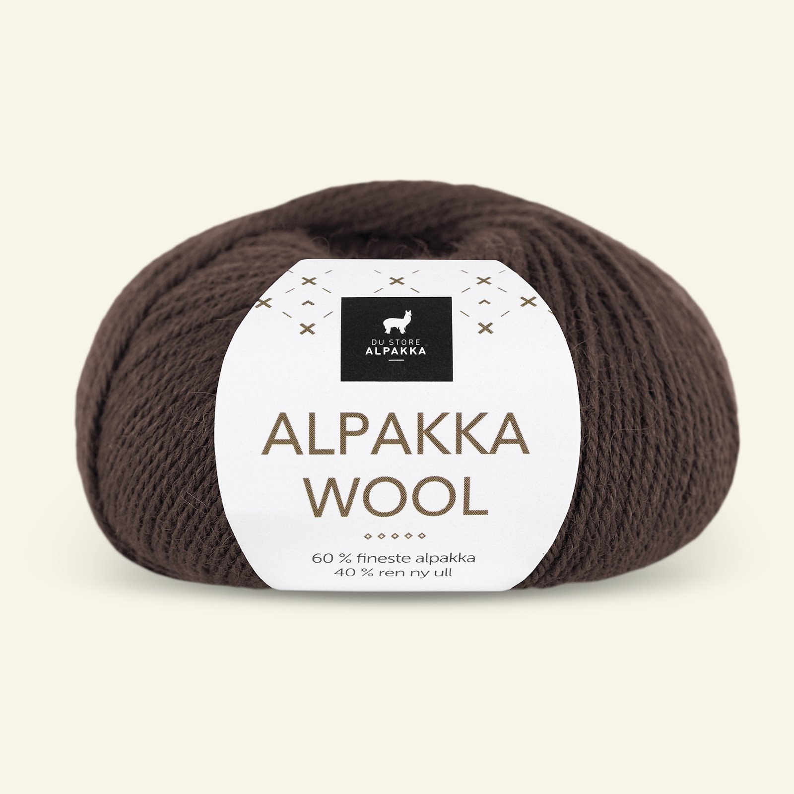Du Store Alpakka, alpaca wool yarn, "Alpakka Wool", brown (548) 90000565_pack