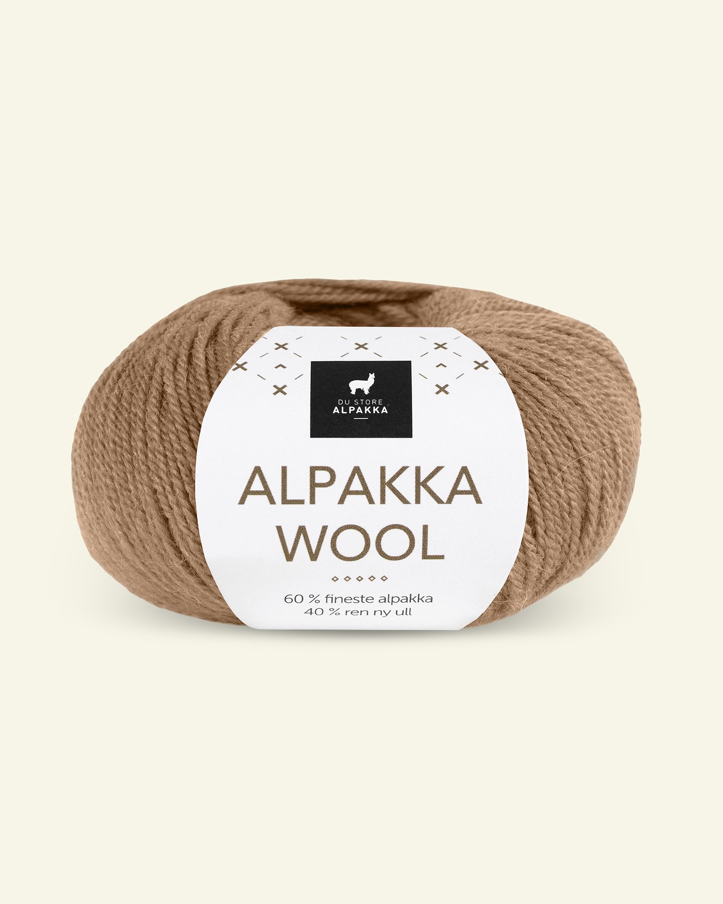 Du Store Alpakka, alpaca wool yarn, "Alpakka Wool", caramel (550) 90000567_pack