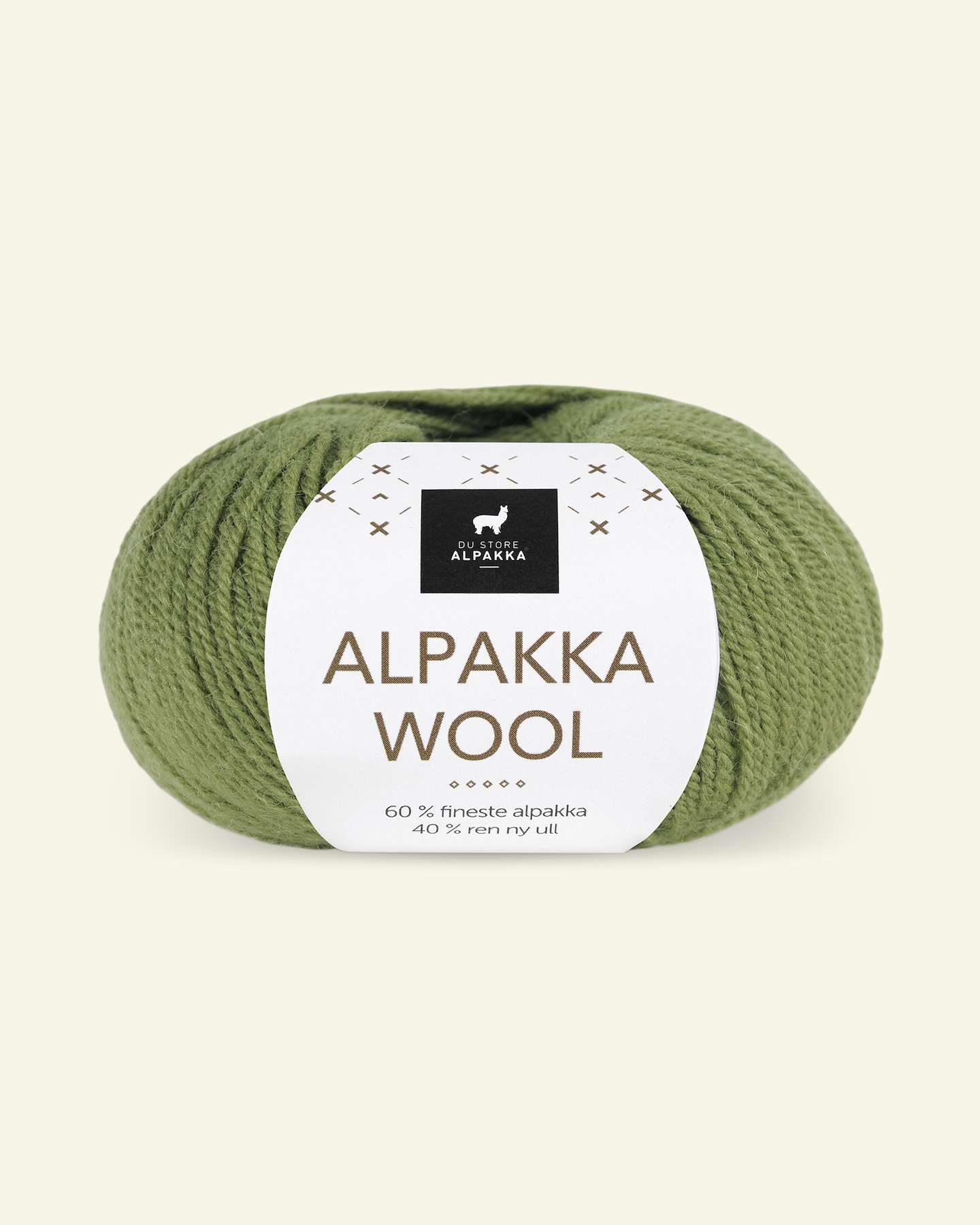 Du Store Alpakka, alpaca wool yarn, "Alpakka Wool", green (518) 90000554_pack