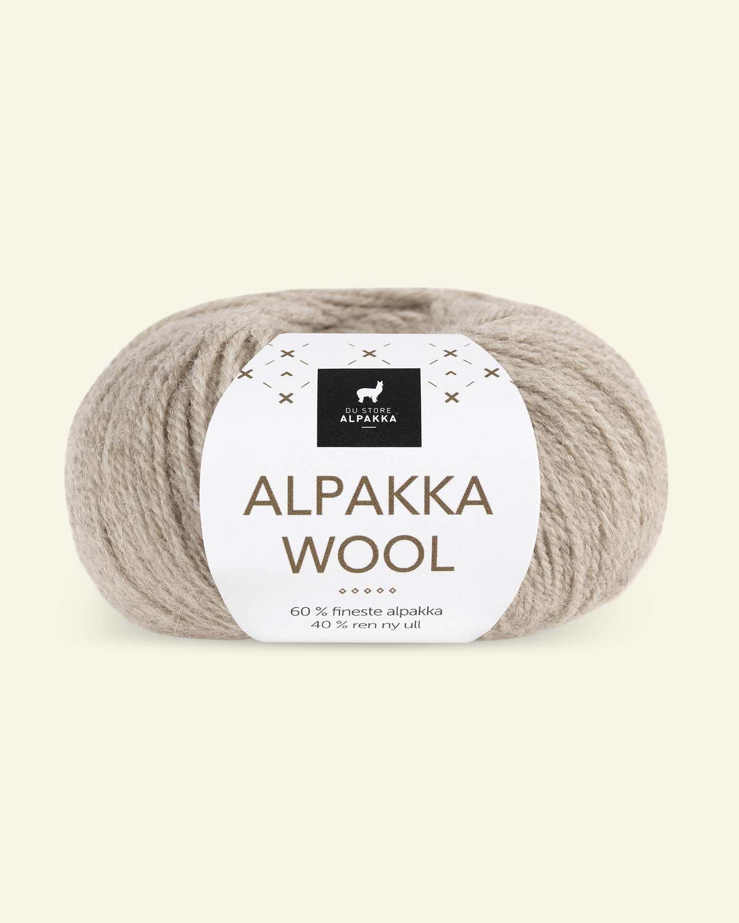 Du Store Alpakka, alpaca wool yarn, "Alpakka Wool", lt beige (505) 90000551_pack