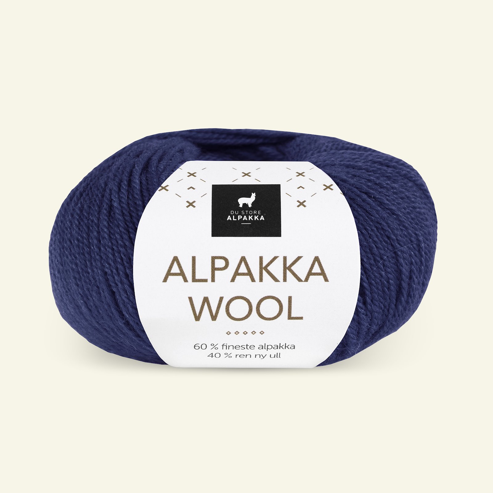Du Store Alpakka, alpaca wool yarn, "Alpakka Wool", navy blue (525) 90000559_pack