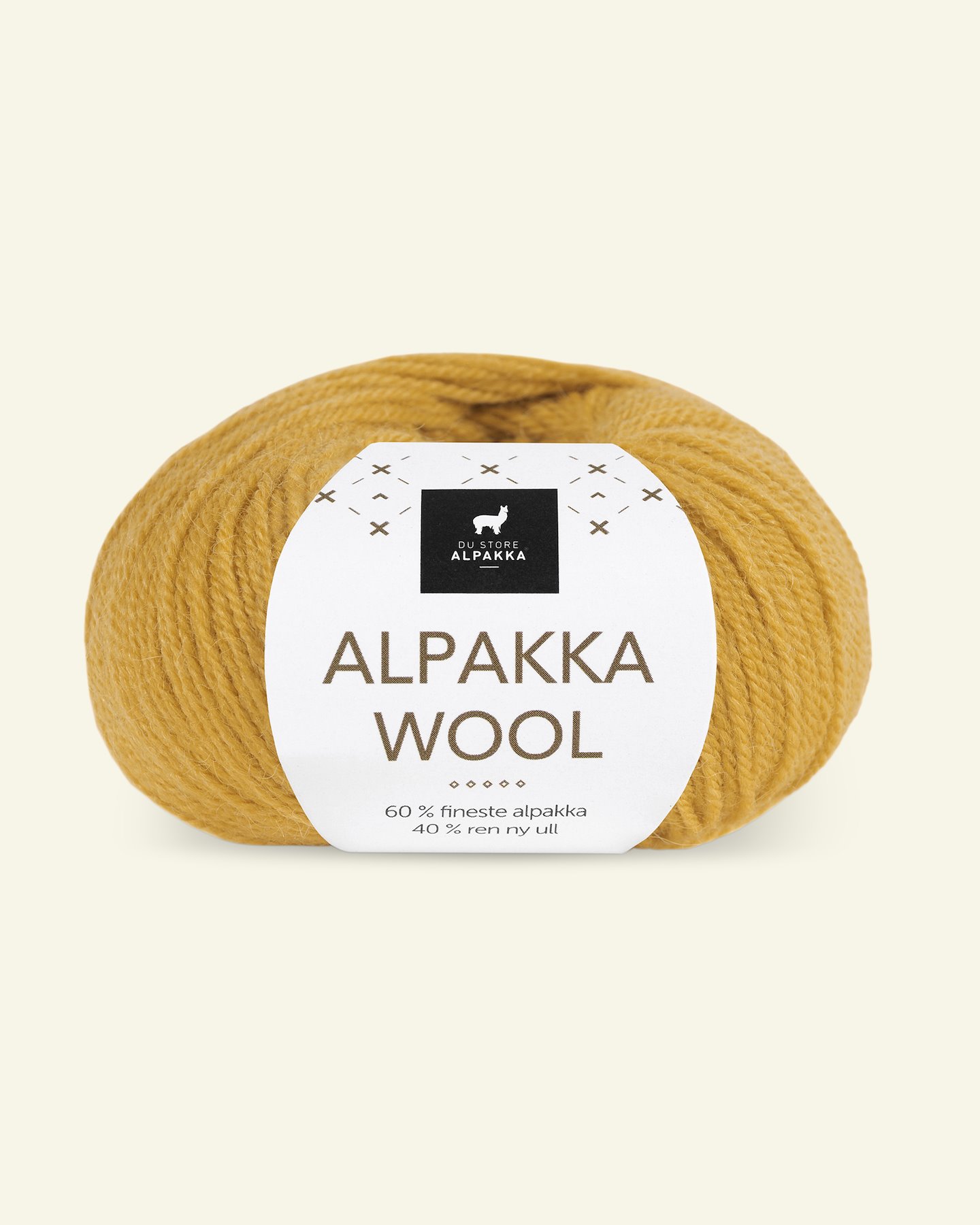 Du Store Alpakka, alpaca wool yarn, "Alpakka Wool", yellow (511) 90000553_pack