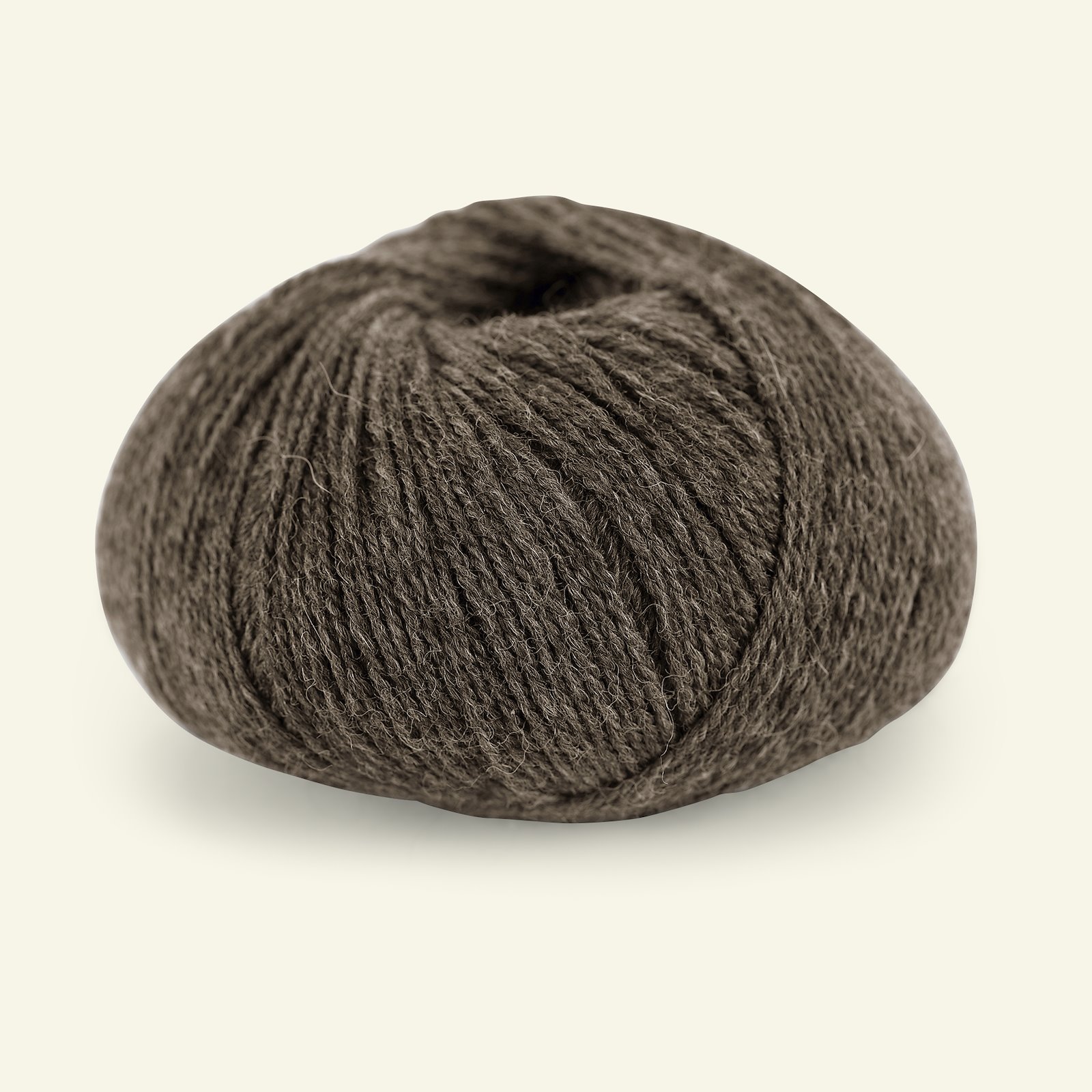 Du Store Alpakka, alpaka ullgarn "Alpakka Wool", brun mel. (506) 90000552_pack_b