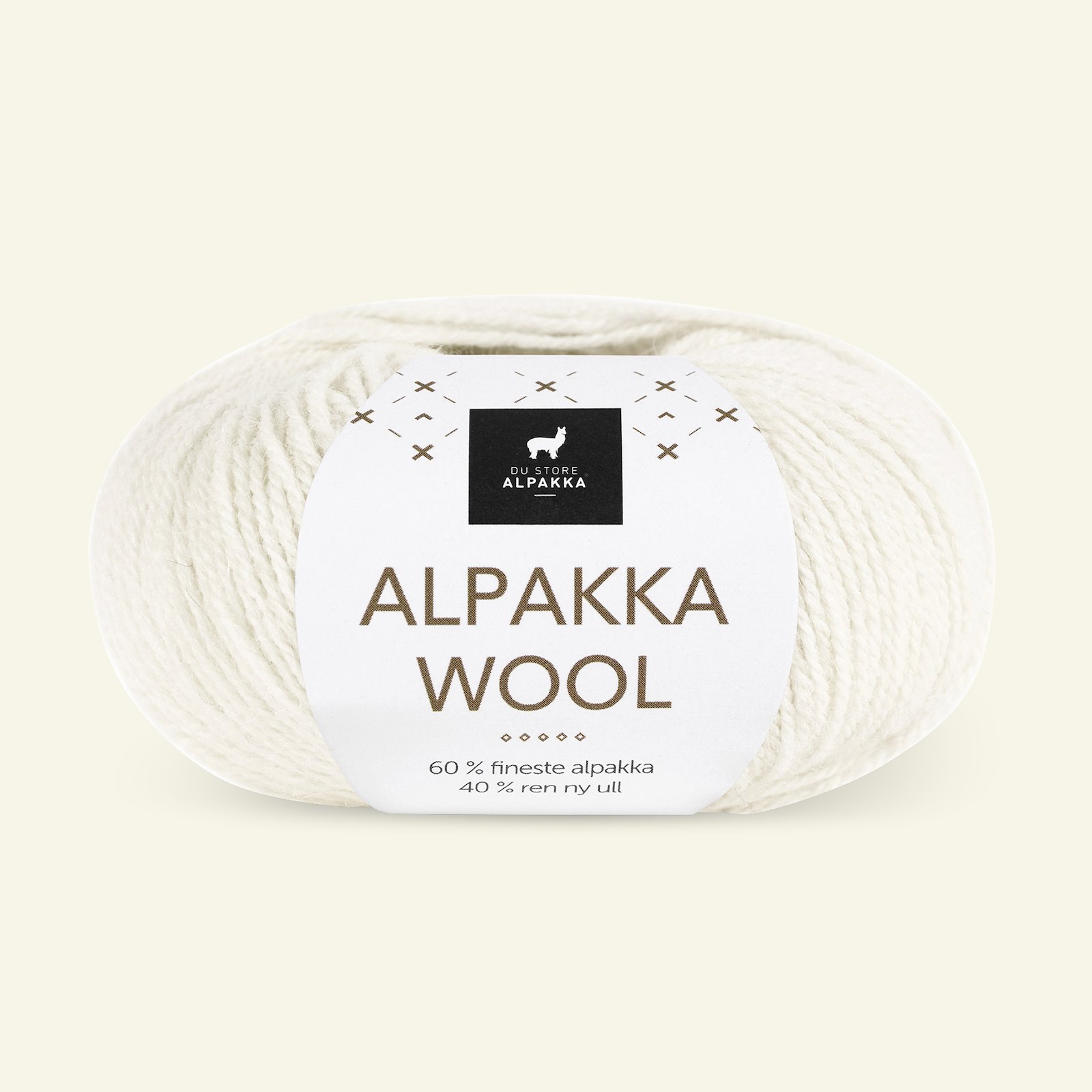 Du Store Alpakka, alpaka ullgarn "Alpakka Wool", hvid (533) 90000562_pack