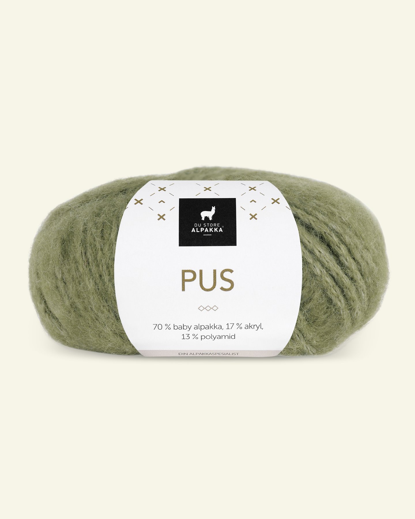 Du Store Alpakka, Alpakka blandingsgarn "Pus", grønn (4014) 90000719_pack