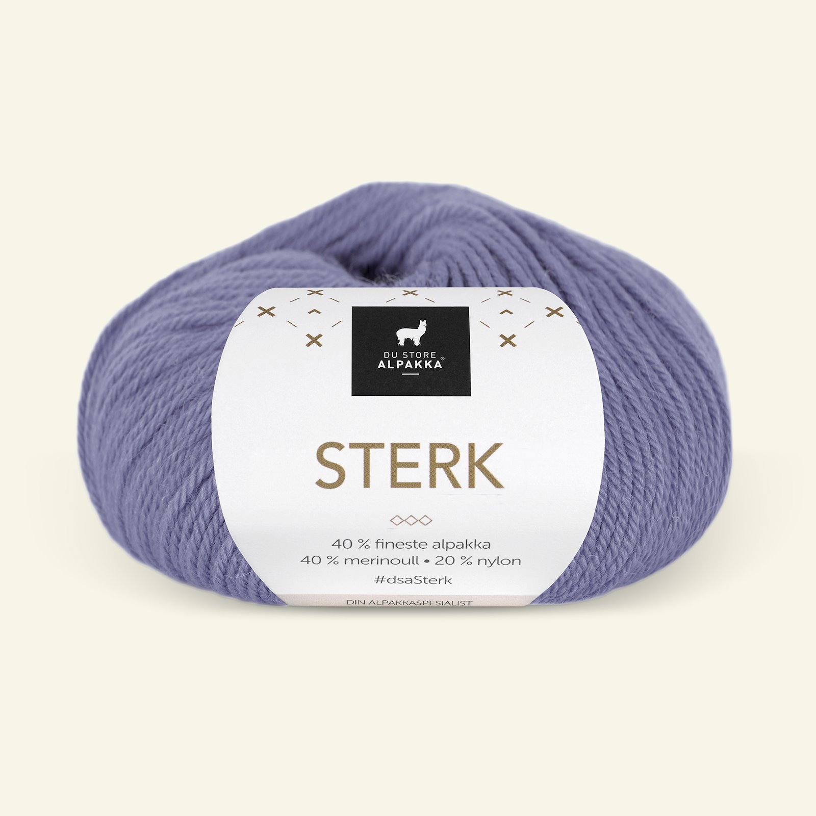 Du Store Alpakka, alpakka merino blandingsgarn "Sterk", lilac (909) 90000701_pack