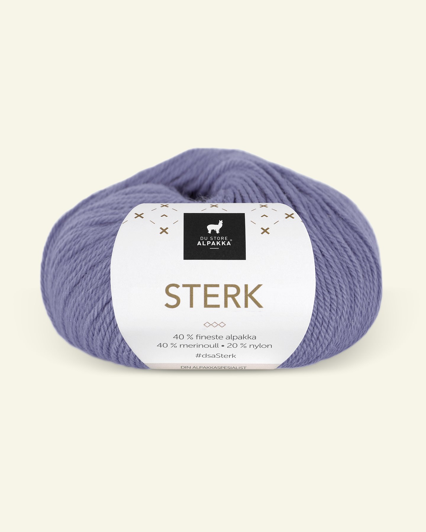Du Store Alpakka, alpakka merino blandingsgarn "Sterk", lilac (909) 90000701_pack