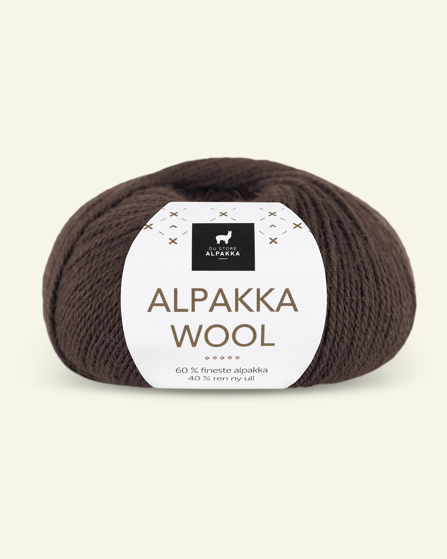Du Store Alpakka, Alpakka ullgarn "Alpakka Wool", brun (548) 90000565_pack