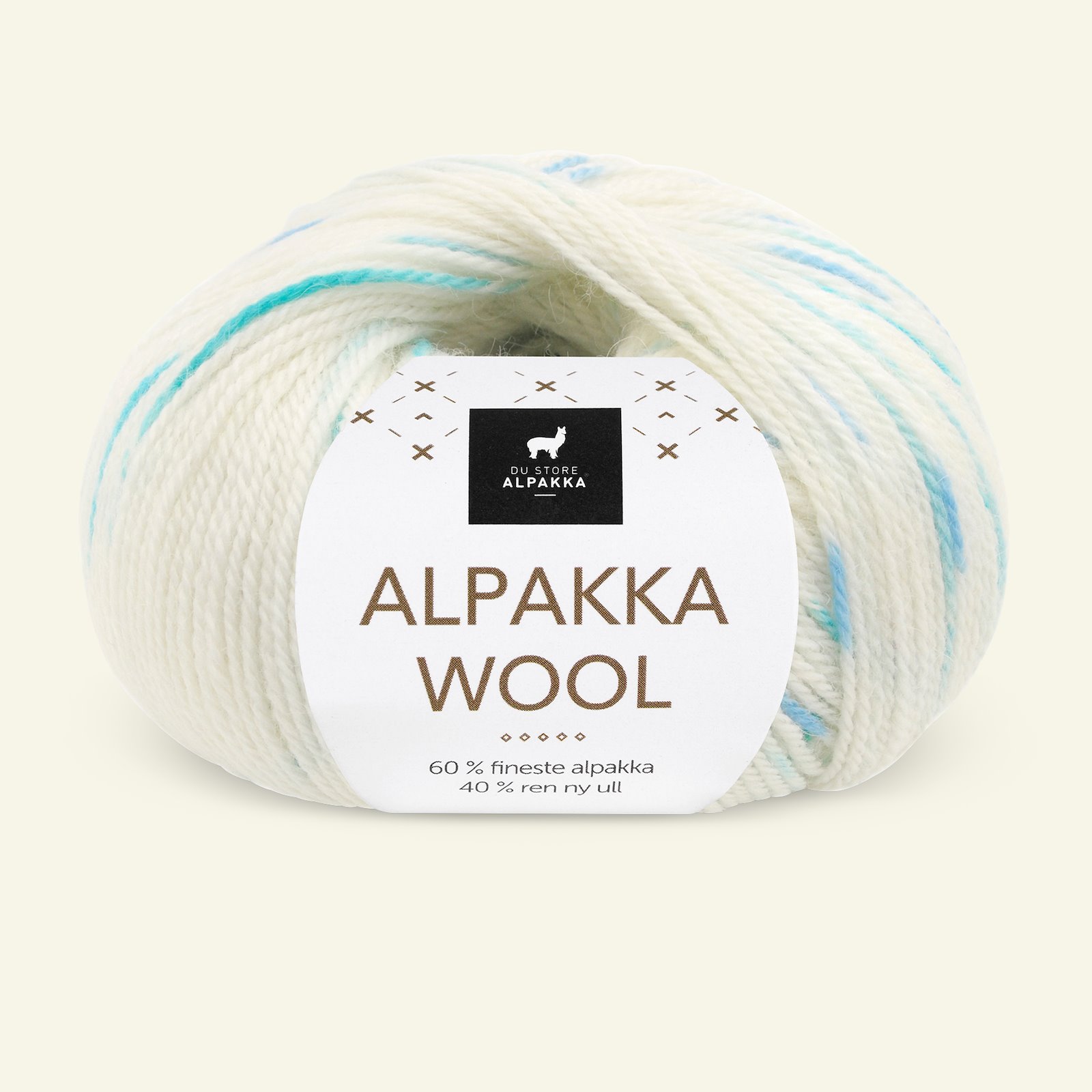 Du Store Alpakka, Alpakka Wool hvid/blå 90001246_pack