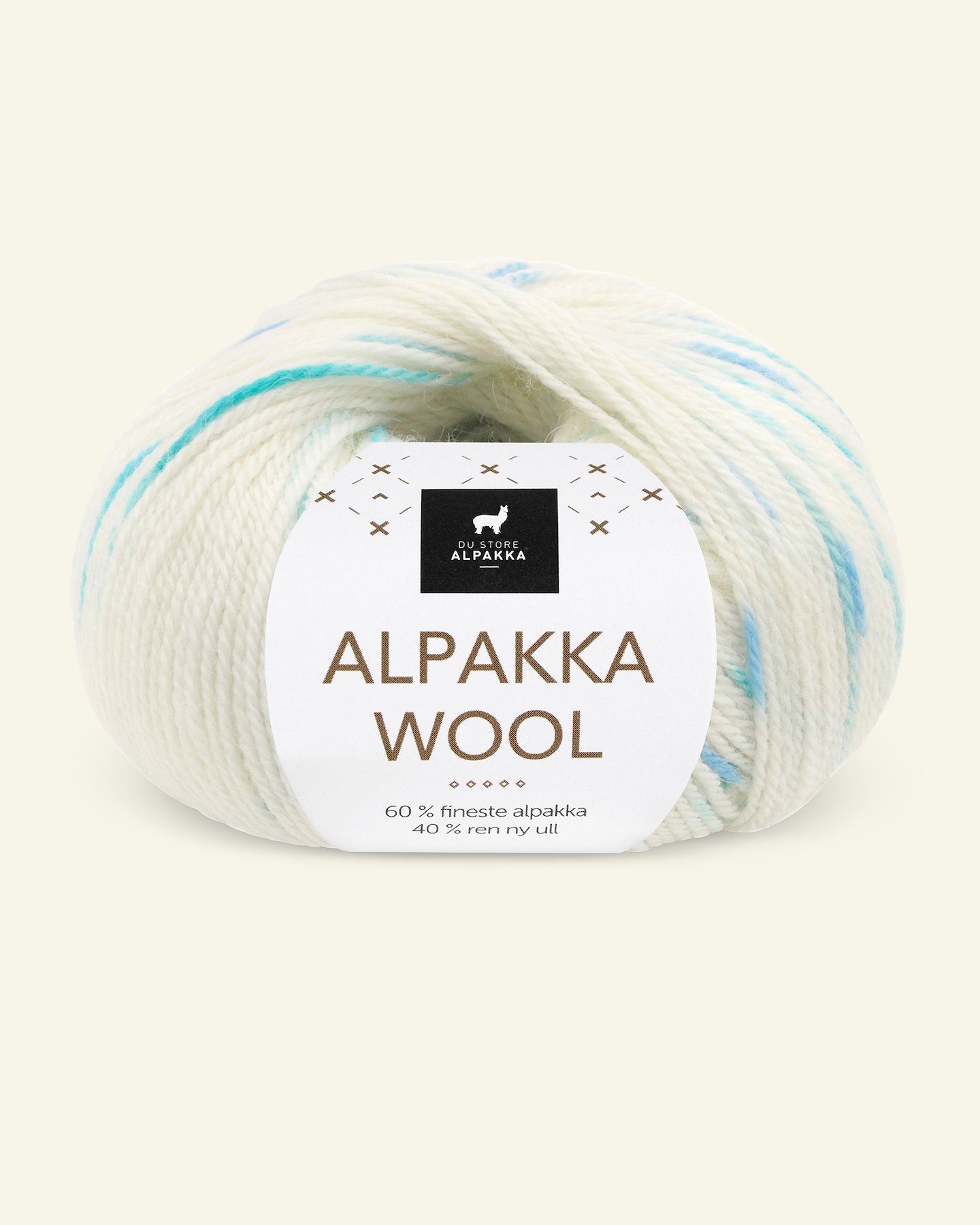 Du Store Alpakka, Alpakka Wool hvid/blå 90001246_pack