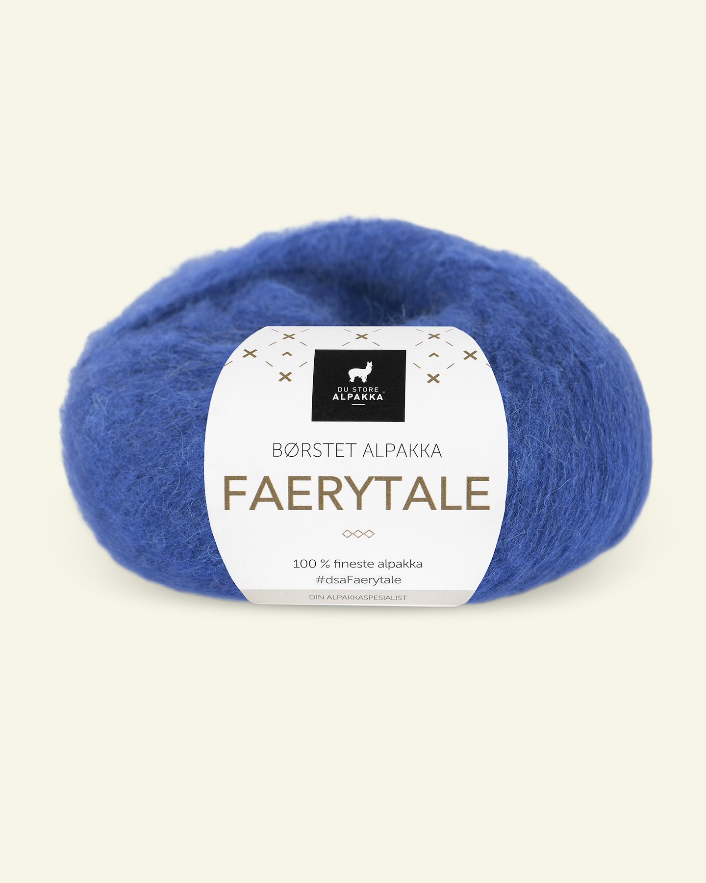 Du Store Alpakka, børsted alpakkagarn "Faerytale", cobolt blå (807) 90000614_pack