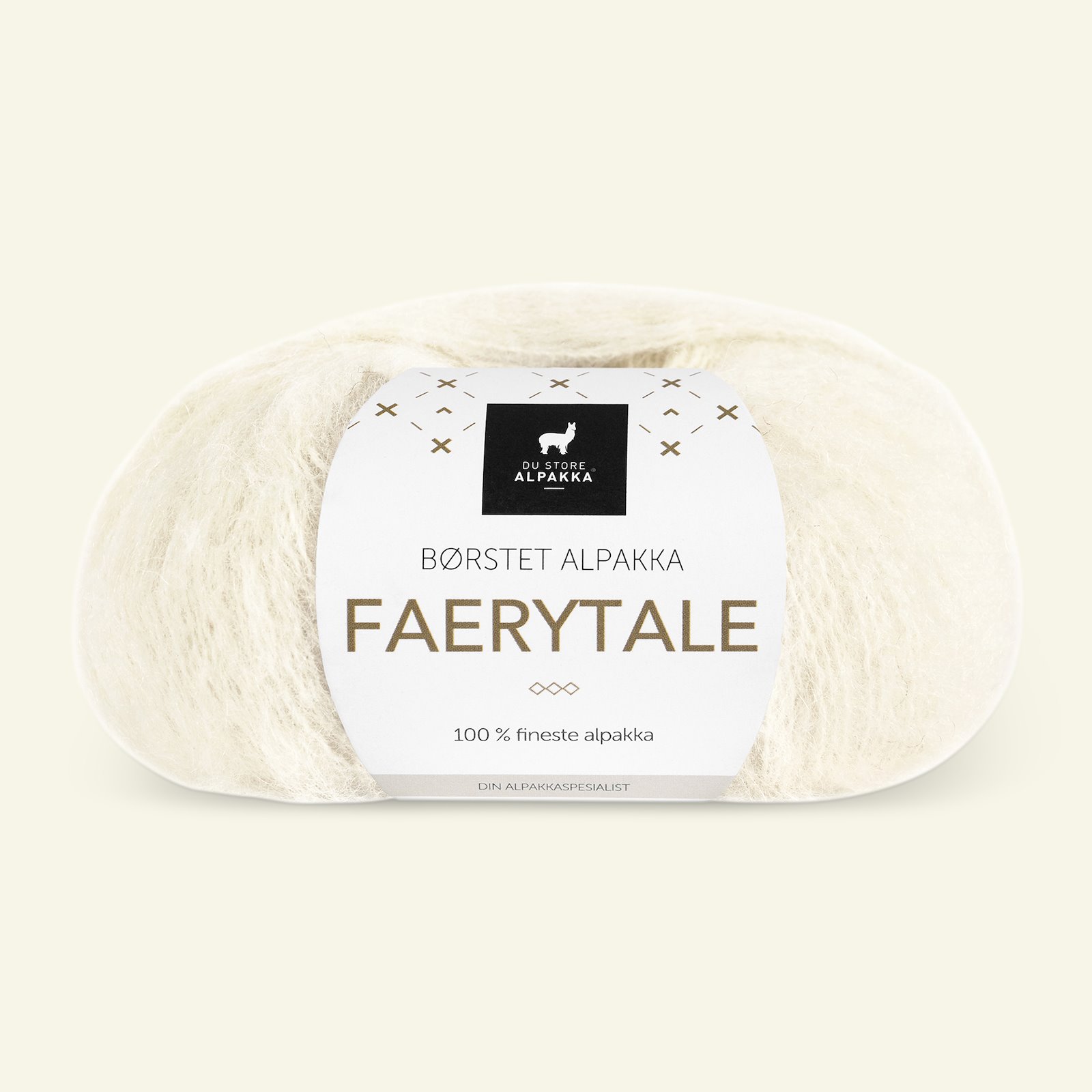 Du Store Alpakka, børstet alpakkagarn "Faerytale", natur (701) 90000575_pack