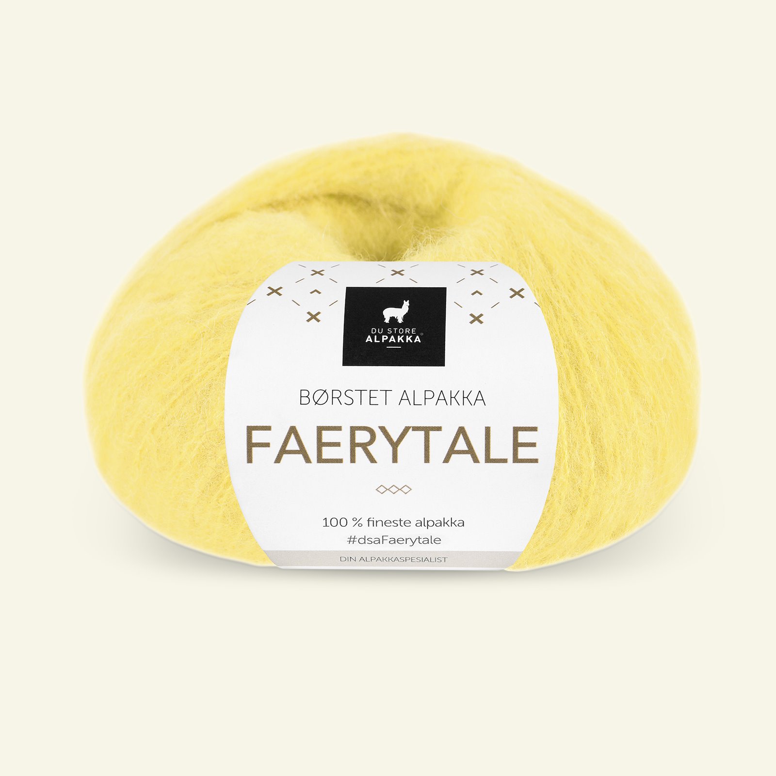 Du Store Alpakka, Flauschiges Alpakagarn "Faerytale", gelb (812) 90000619_pack
