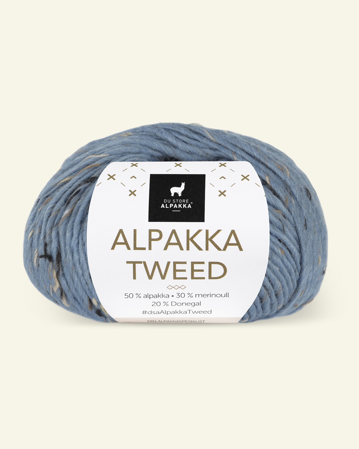 Du Store Alpakka, tweed uldgarn "Alpakka Tweed", denim (125) 90000530_pack