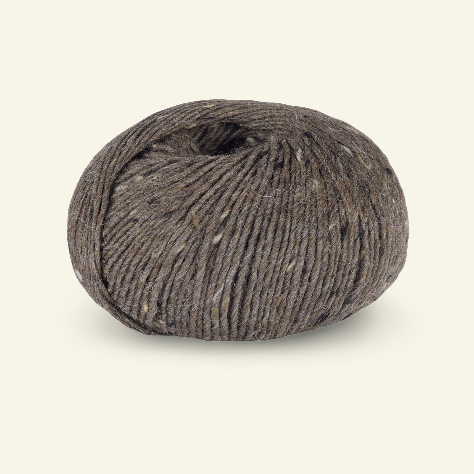 Du Store Alpakka, tweed uldgarn "Tweed Classic", brun (112) 90000539_pack_b