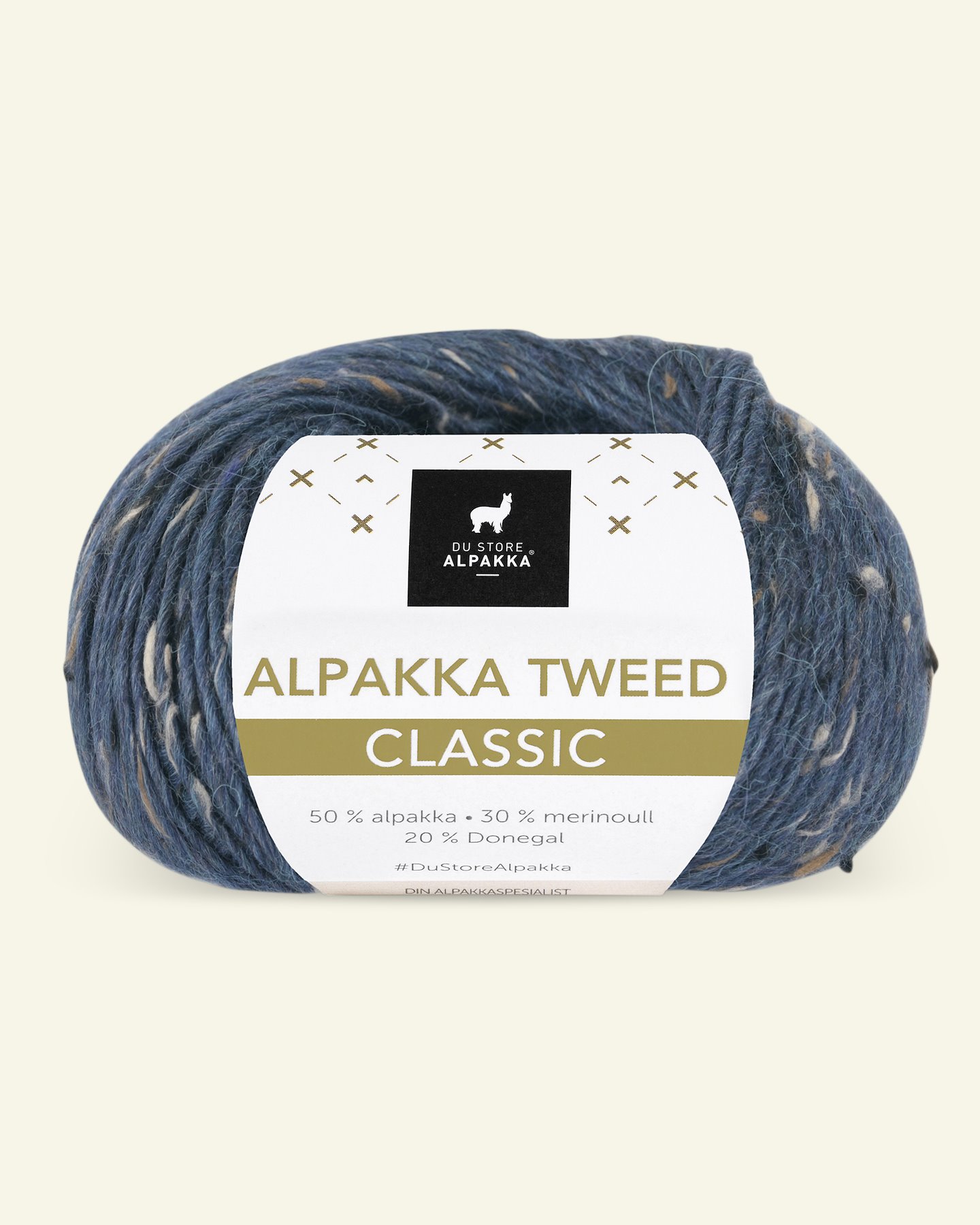 Du Store Alpakka, tweed uldgarn "Tweed Classic", indigo (133) 90000546_pack