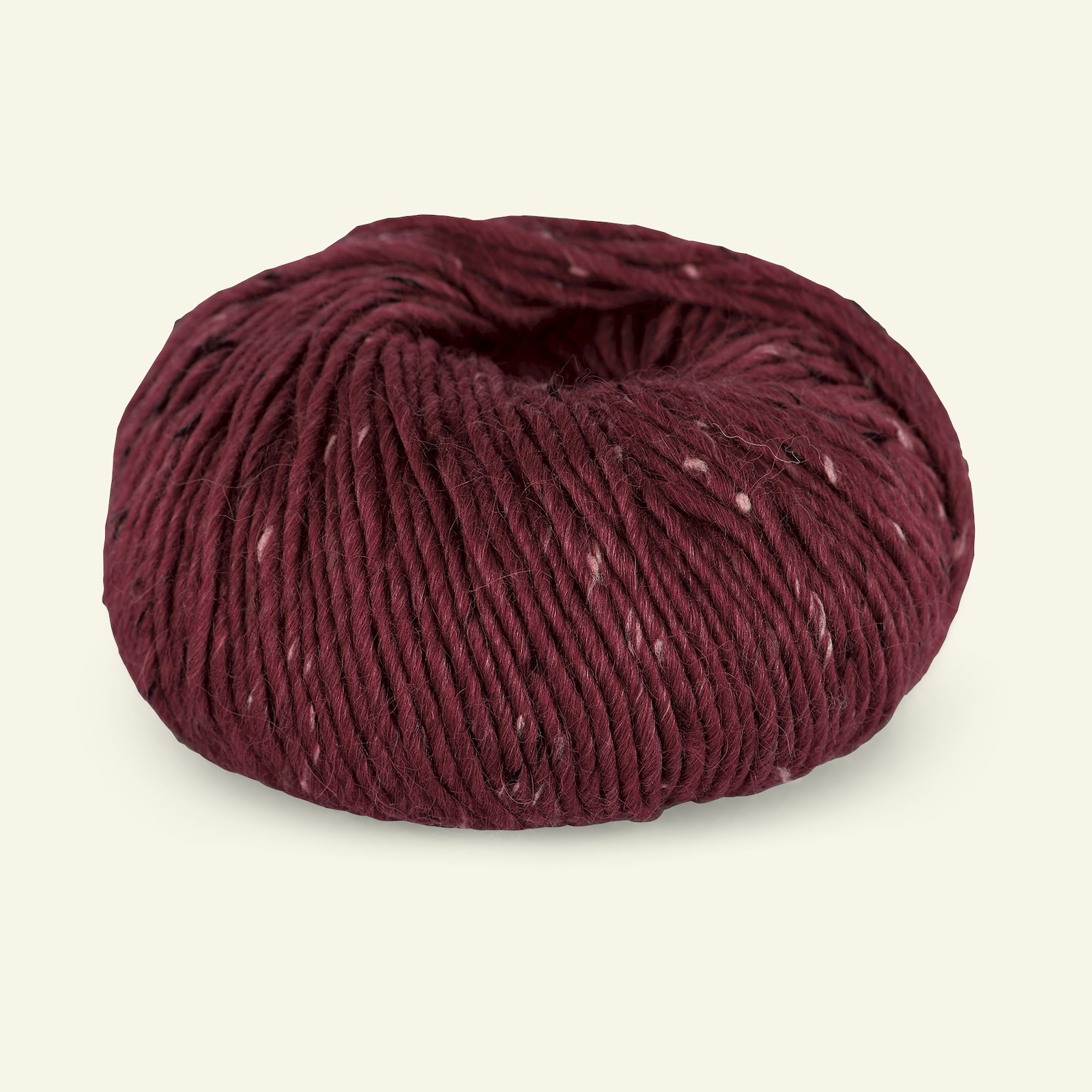 Du Store Alpakka, tweed ullgarn "Alpakka Tweed", dyb rød (116) 90000527_pack_b