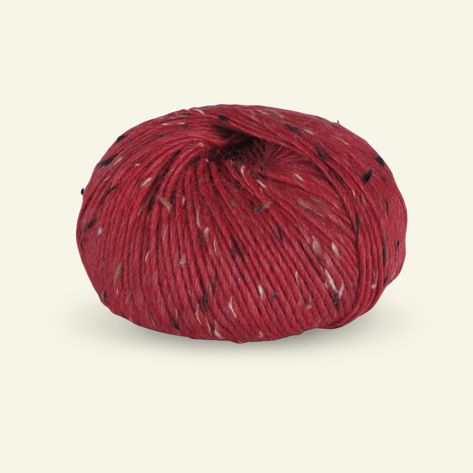 Du Store Alpakka, tweed ullgarn "Tweed Classic", rød (120) 90000542_pack_b
