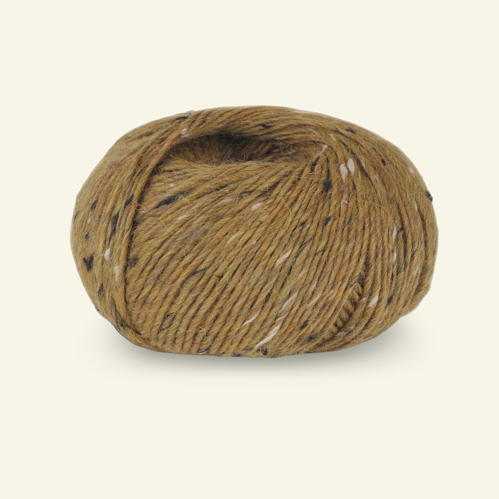Du Store Alpakka, tweed ullgarn "Tweed Classic", sennep (130) 90000544_pack_b