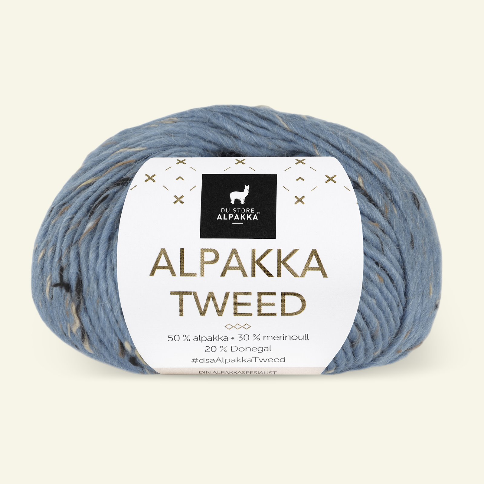 Du Store Alpakka, tweed wool yarn "Alpakka Tweed", denim (125) 90000530_pack