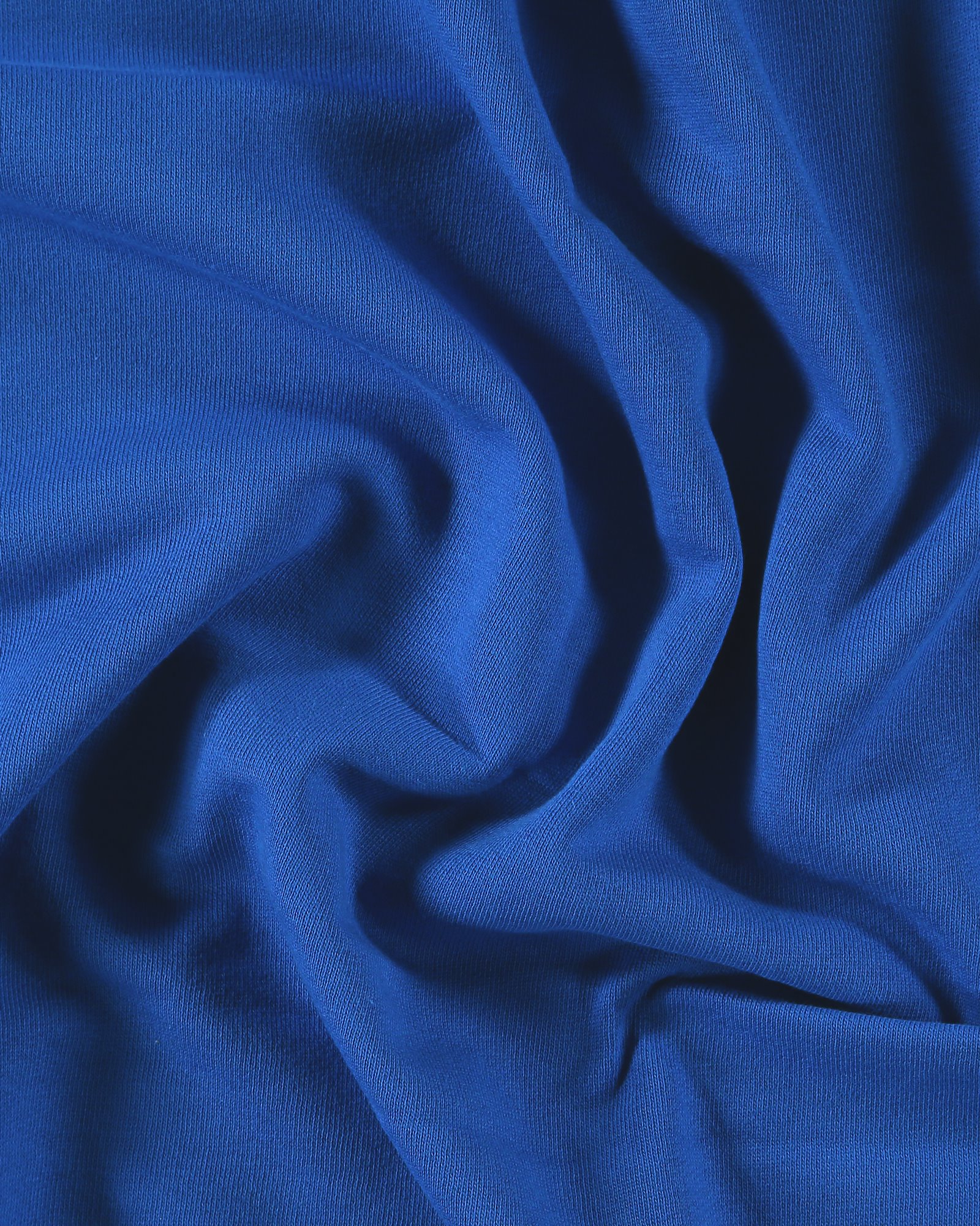 Ekologisk sweatshirttyg, 100% bomull, cobolt blå, borstad 211744_pack