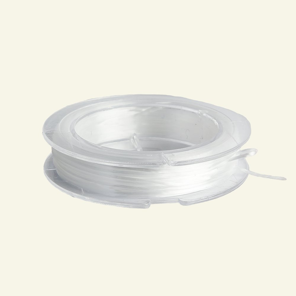 Elastic cord 0,8mm flat white 10m 3506301_pack