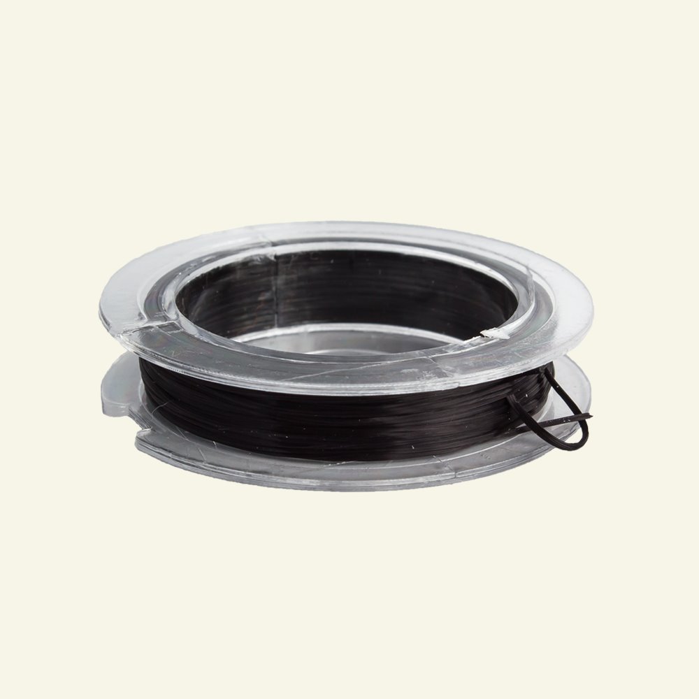 Elastic cord flat 0,8mm black 10m 3506302_pack